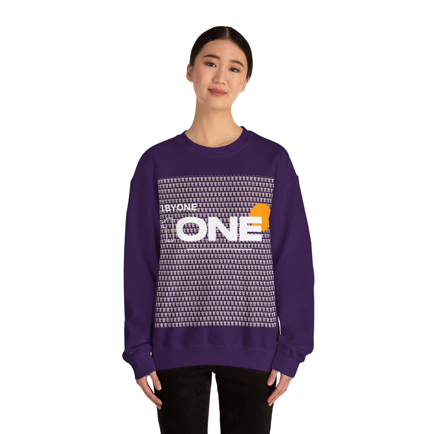 1One 1 By One Minnesota Map Sweatshirt Retro State Pride Design, Premium Streetwear Unique Gift Idea for Travelers and Locals