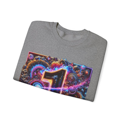 1One 1 By One Graphic Design Sweatshirt  Bold and Artistic Apparel