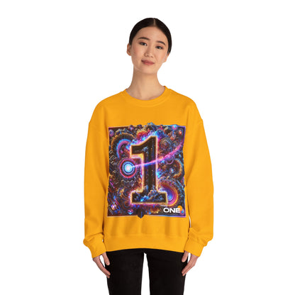 1One 1 By One Graphic Design Sweatshirt  Bold and Artistic Apparel