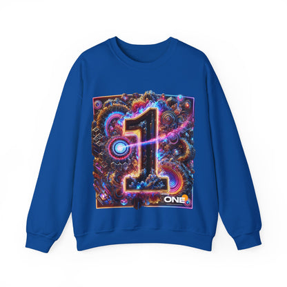 1One 1 By One Graphic Design Sweatshirt  Bold and Artistic Apparel