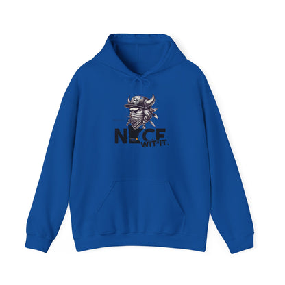 Hooded Sweatshirt Minnesota Vikings Masked Up Design