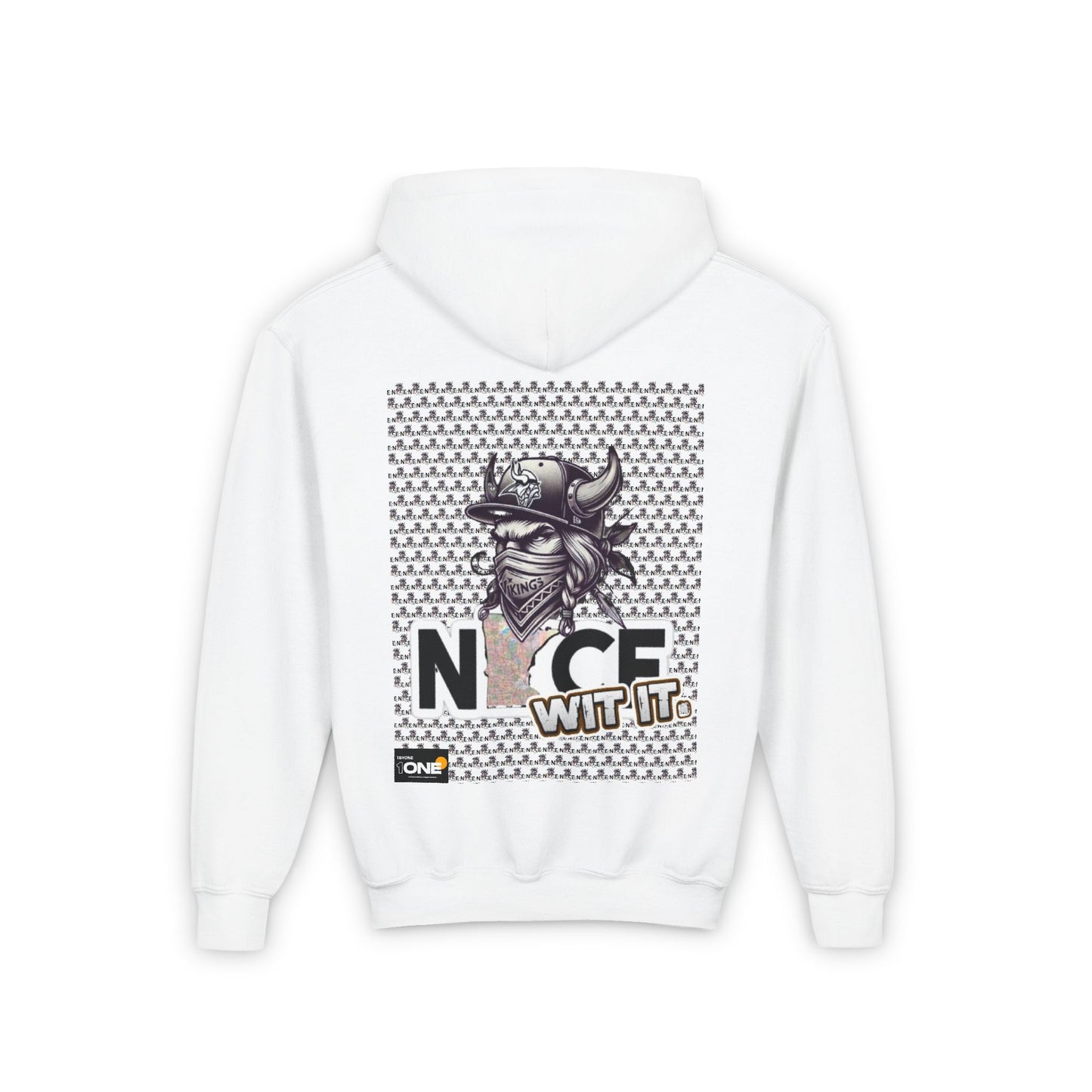 Mn Nice Wit It BandandYouth Heavy Blend Hooded Sweatshirt