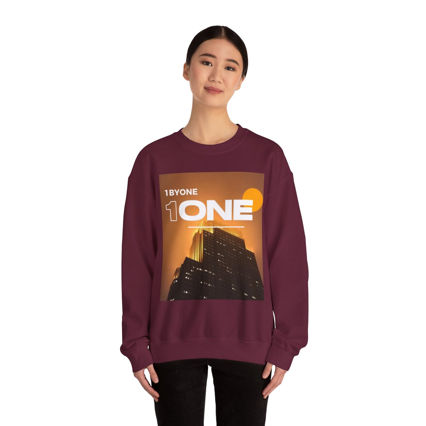 1 By One IDS BUILDING Unisex Heavy Blend™ Crewneck Sweatshirt