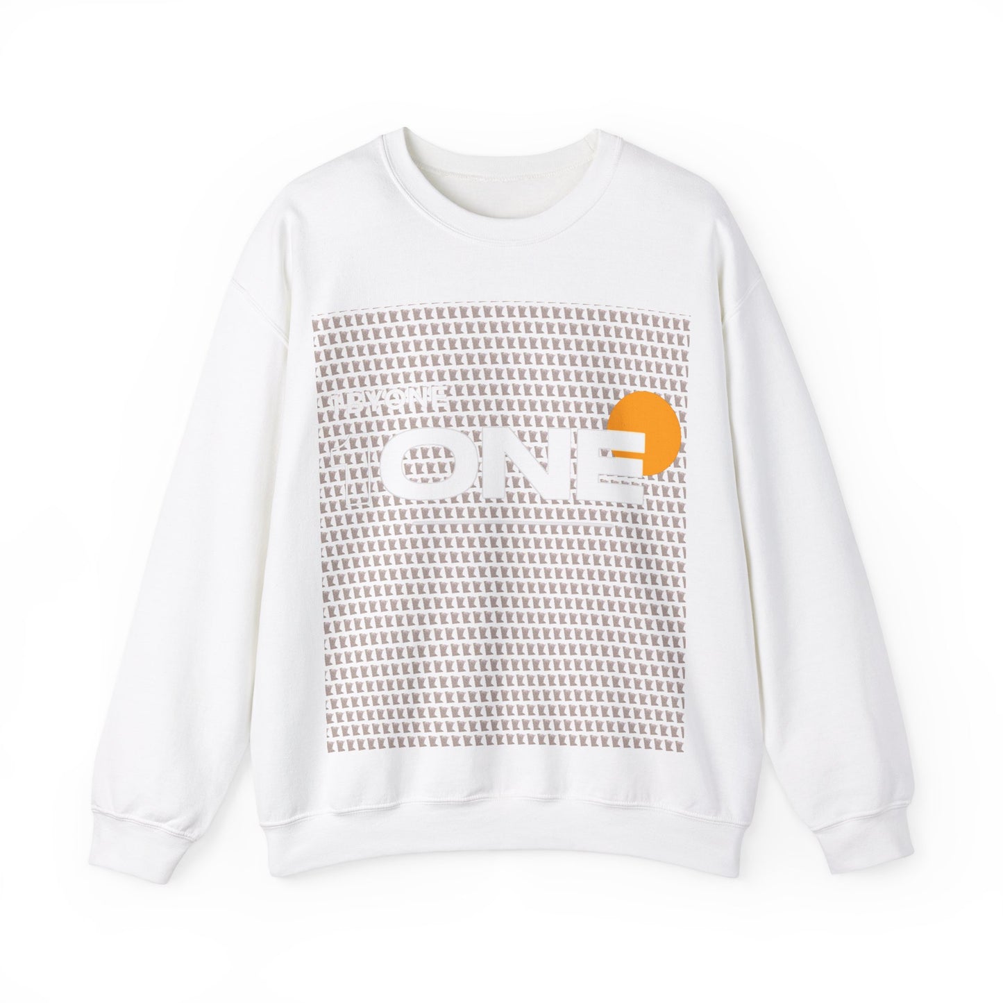 1One 1 By One Minnesota Map Sweatshirt Retro State Pride Design, Premium Streetwear Unique Gift Idea for Travelers and Locals