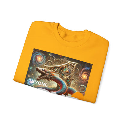 1One Cosmic Snake Design TShirt Bold Spiritual Art