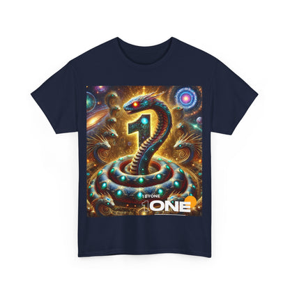 1 By One 1ByOne 1One Cosmic Dragon T-Shirt – Bold Space Fantasy Design, Premium Graphic Tee for Gamers, Sci-Fi Lovers, & Fantasy Enthusiast 1 By One 1ByOne T Shirt Express Delivery 1-2 Days