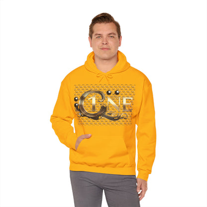 Hooded Sweatshirt - Trendy 1Byone Pattern - Unisex Heavy Blend™