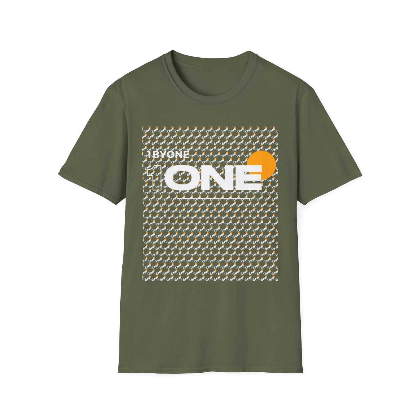 Unisex Softstyle T-Shirt - 1ONE 1 By One 1ByONE Pattern