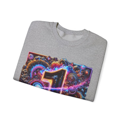 1One 1 By One Graphic Design Sweatshirt  Bold and Artistic Apparel