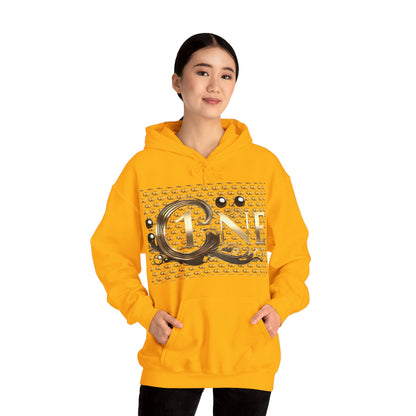 Hooded Sweatshirt - Trendy 1Byone Pattern - Unisex Heavy Blend™