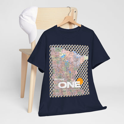 1By One 1ByOne Minnesota Pride Map TShirt Retro State Design l Tee for People That Love Everything About Minnnesota Express Delivery 2-3 Days!