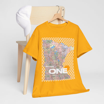 1By One 1ByOne Minnesota Pride Map TShirt Retro State Design l Tee for People That Love Everything About Minnnesota Express Delivery 2-3 Days!