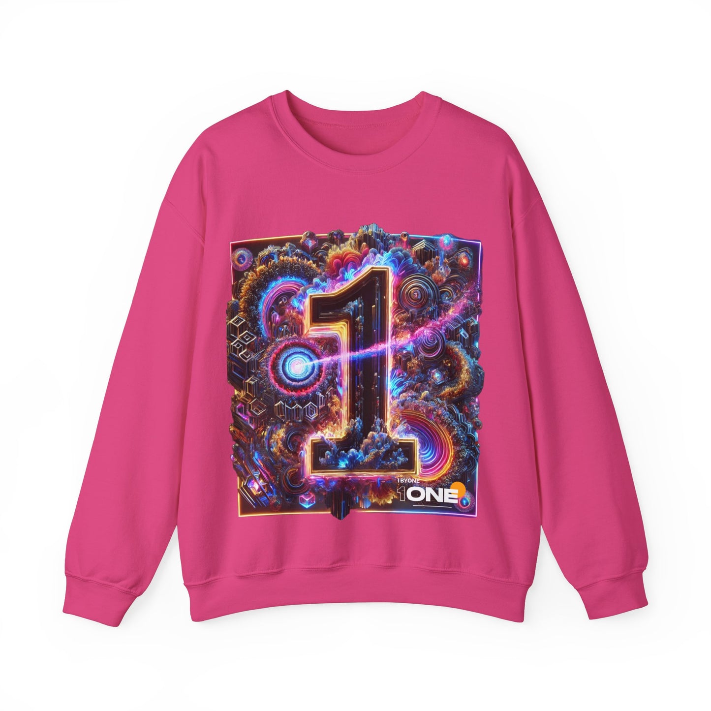 1One 1 By One Graphic Design Sweatshirt  Bold and Artistic Apparel