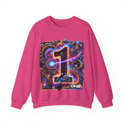 1One 1 By One Graphic Design Sweatshirt  Bold and Artistic Apparel