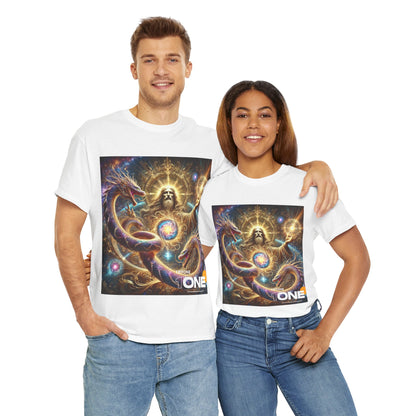 1One T Shirt “Cosmic Snake Jesus Design TShirt Bold Spiritual Art Unique Fashion Cosmic Enthusiasts Premium Cotton High Quality Apparel Shop Online”