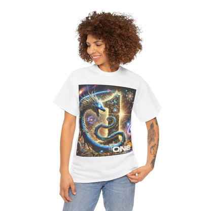 1ByOne Cosmic Dragon T-Shirt – Bold Space Fantasy Design, Premium Graphic Tee for Gamers, Sci-Fi Lovers, & Fantasy Enthusiast 1 By One 1ByOne T Shirt Express Delivery 1-2 Days