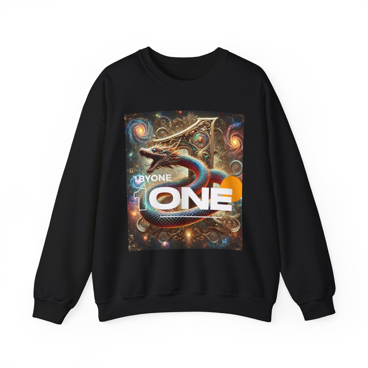 1One Cosmic Snake Design TShirt Bold Spiritual Art