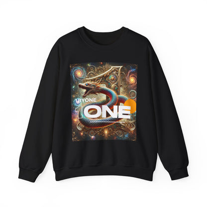 1One Cosmic Snake Design TShirt Bold Spiritual Art