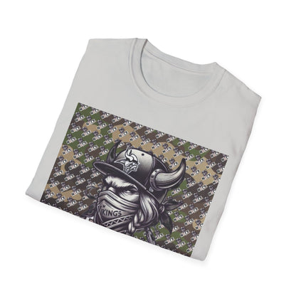 Camo T-Shirt - Trendy Mn Nice Wit It Minnesota Viking Masked Up Design