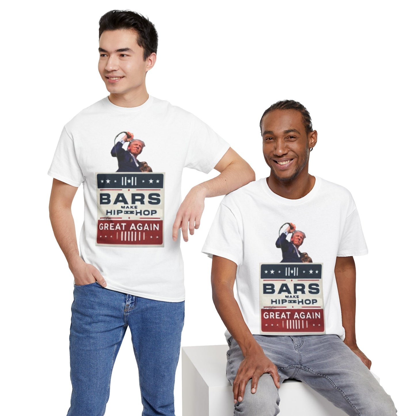 T-Shirt BARS MAKE HIP HOP GREAT AGAIN TRUMP SHIRT