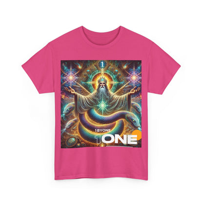 “Cosmic Snake Jesus Design TShirt Bold Spiritual Art Unique Fashion Cosmic Enthusiasts Premium Cotton High Quality Apparel Shop Online”