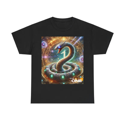 1ByOne 1 By One Cosmic Dragon T-Shirt – Bold Space Fantasy Design, Premium Graphic Tee for Gamers, Sci-Fi Lovers, & Fantasy Enthusiasts