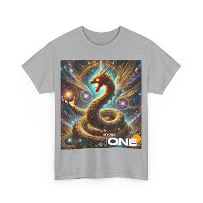 1 By One 1ByOne T Shirt Express Delivery 1-2 Days  Cosmic Dragon T-Shirt – Bold Space Fantasy Design, Premium Graphic Tee for Gamers, Sci-Fi Lovers, & Fantasy Enthusiasts