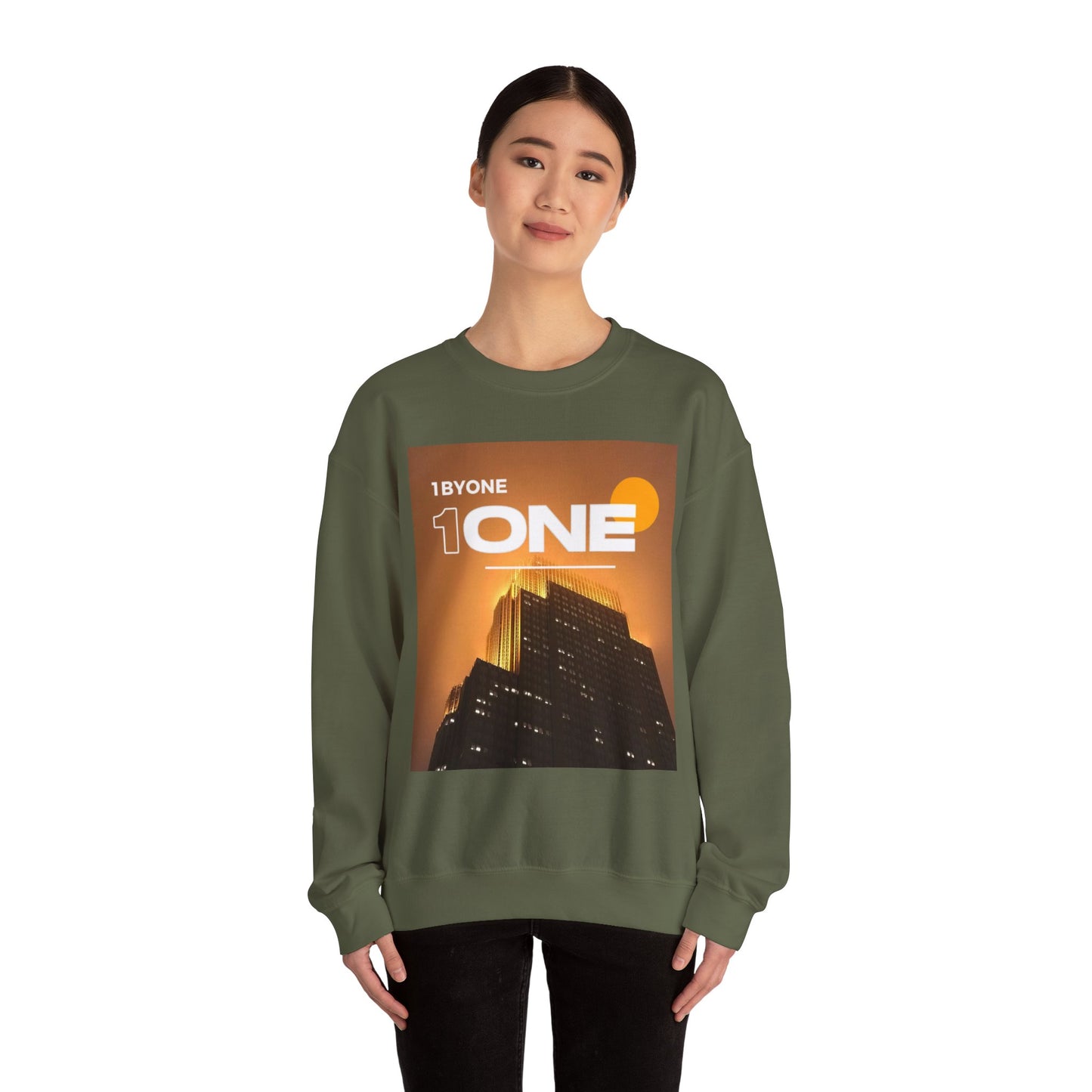 1 By One IDS BUILDING Unisex Heavy Blend™ Crewneck Sweatshirt