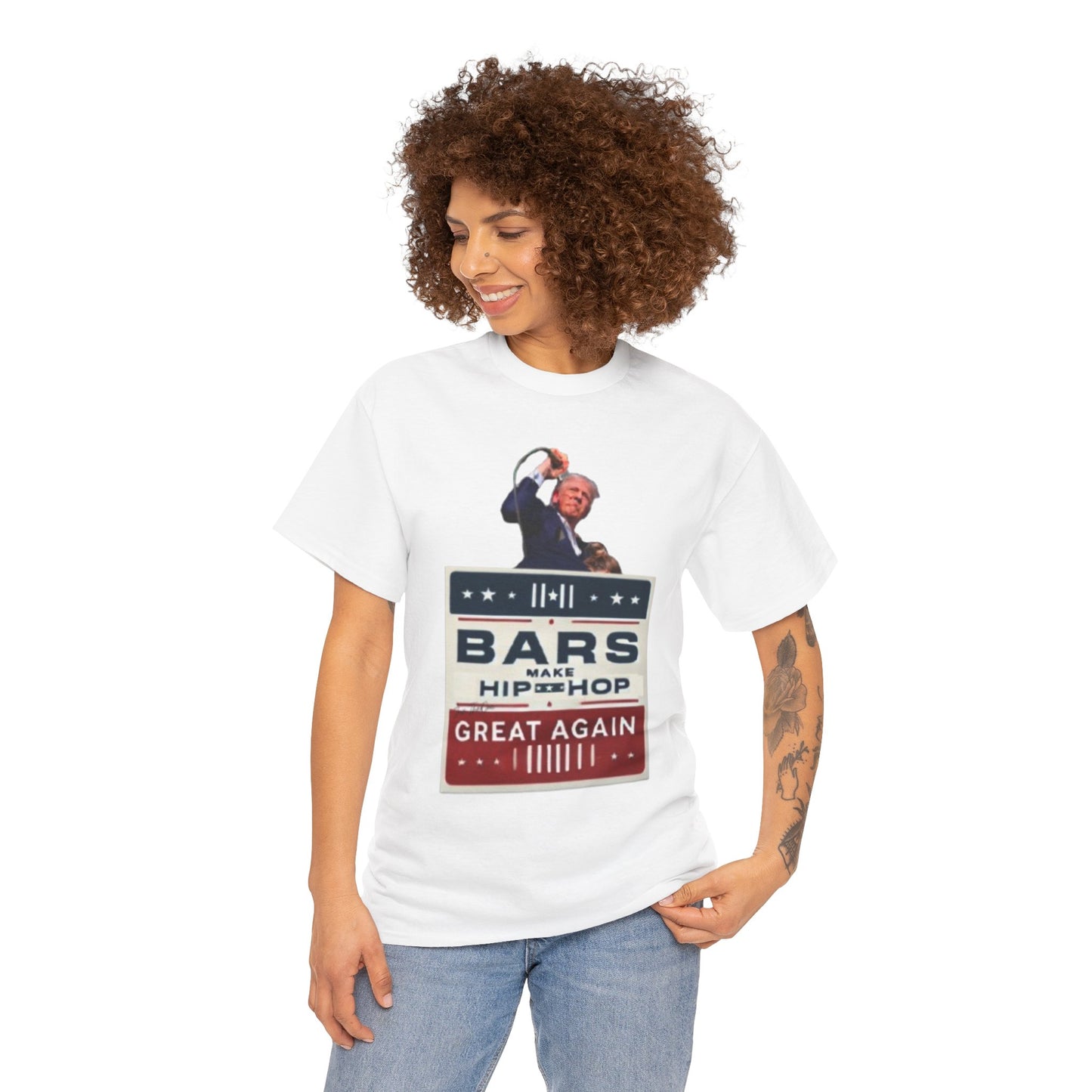 T-Shirt BARS MAKE HIP HOP GREAT AGAIN TRUMP SHIRT