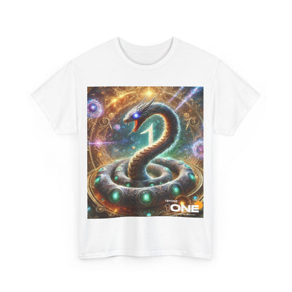 1ByOne 1 By One Cosmic Dragon T-Shirt – Bold Space Fantasy Design, Premium Graphic Tee for Gamers, Sci-Fi Lovers, & Fantasy Enthusiasts