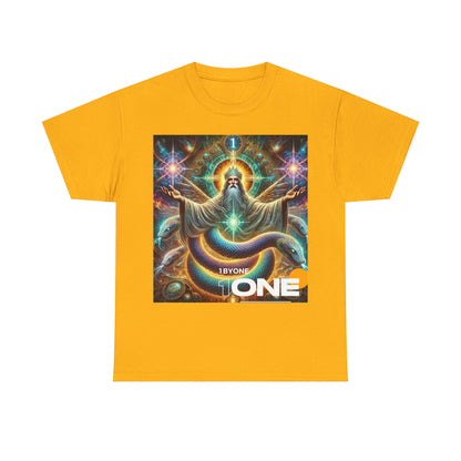 “Cosmic Snake Jesus Design TShirt Bold Spiritual Art Unique Fashion Cosmic Enthusiasts Premium Cotton High Quality Apparel Shop Online”