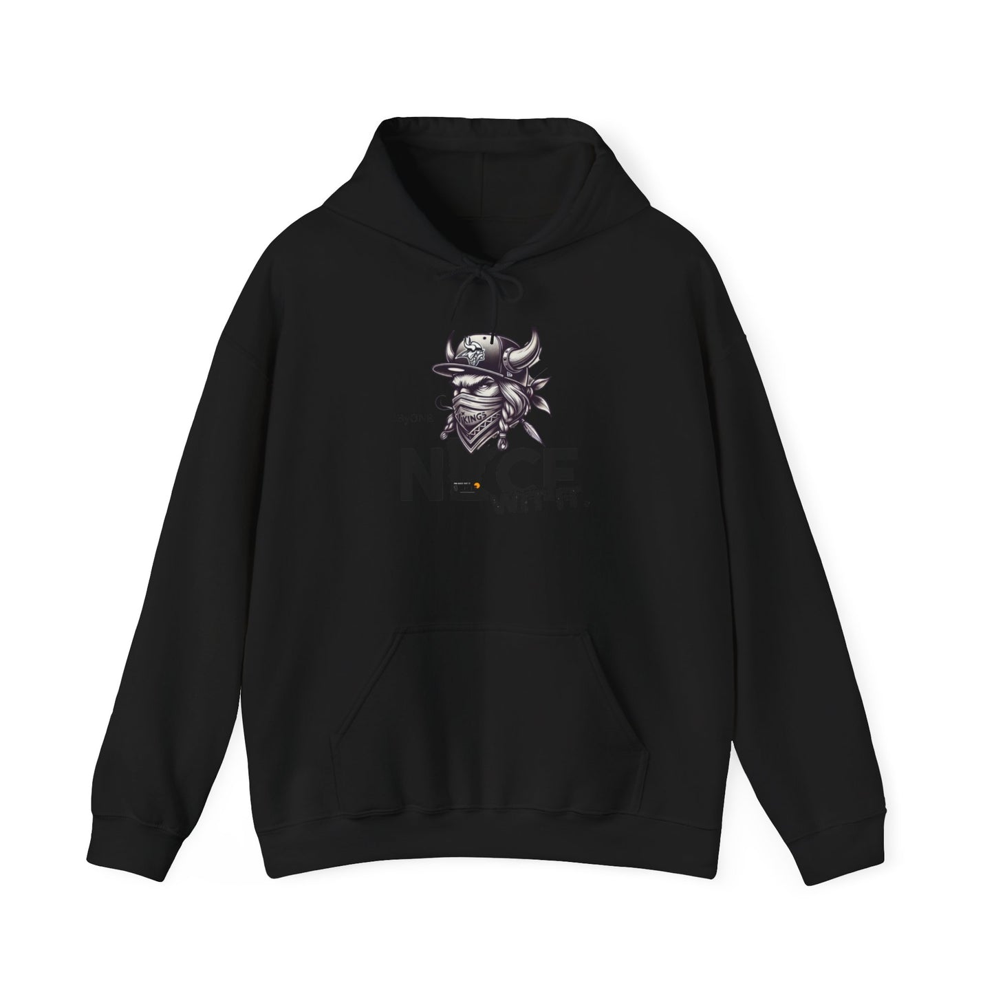 Hooded Sweatshirt Minnesota Vikings Masked Up Design