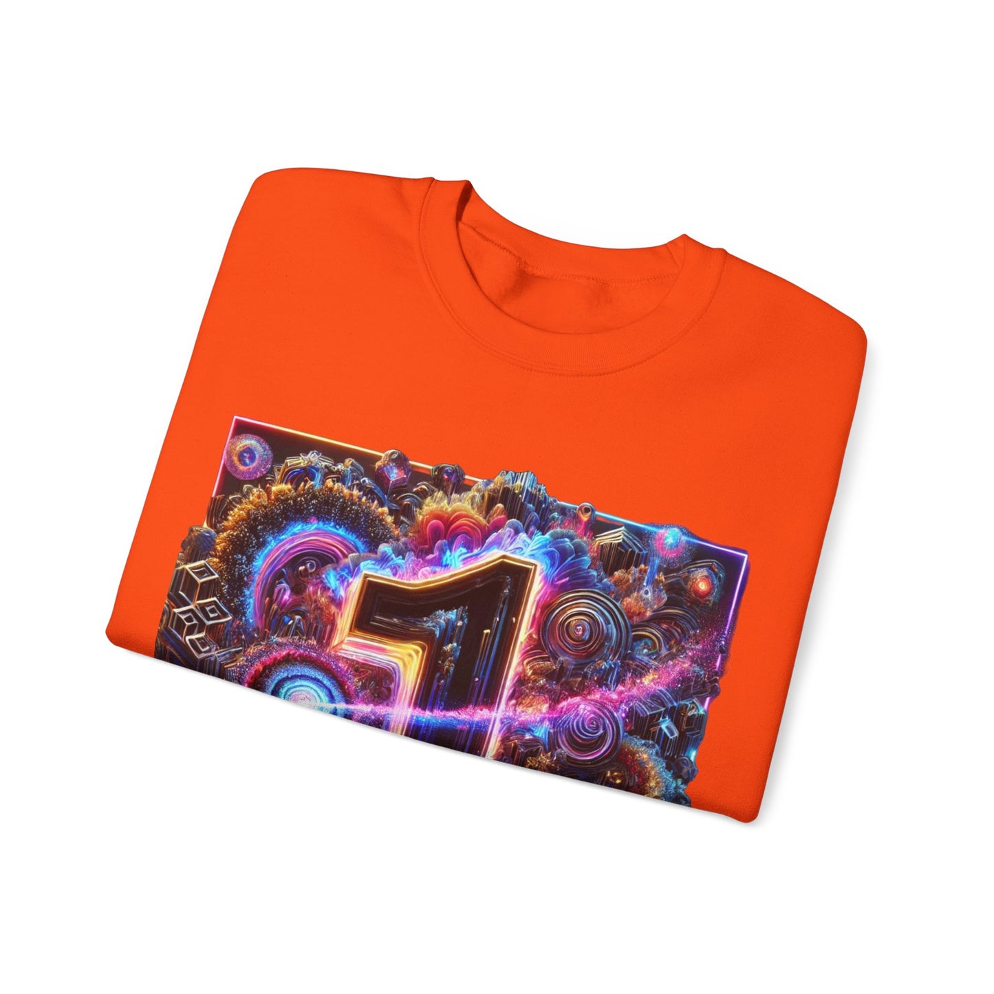 1One 1 By One Graphic Design Sweatshirt  Bold and Artistic Apparel