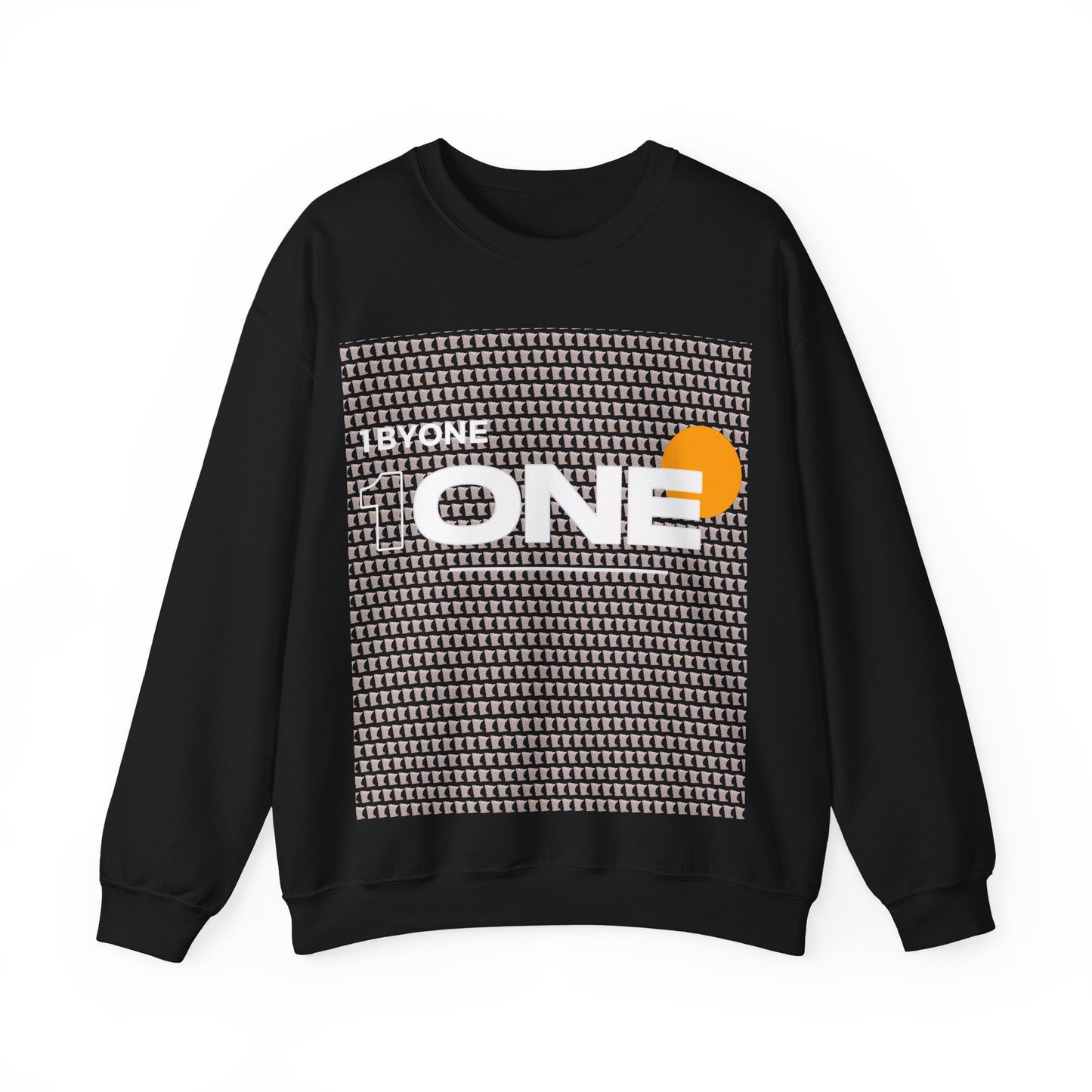 1One 1 By One Minnesota Map Sweatshirt Retro State Pride Design, Premium Streetwear Unique Gift Idea for Travelers and Locals