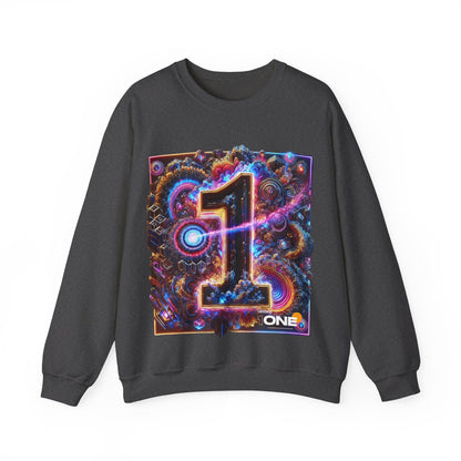 1One 1 By One Graphic Design Sweatshirt  Bold and Artistic Apparel