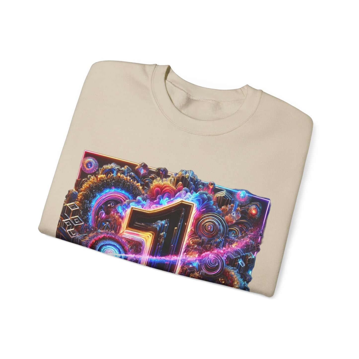 1One 1 By One Graphic Design Sweatshirt  Bold and Artistic Apparel