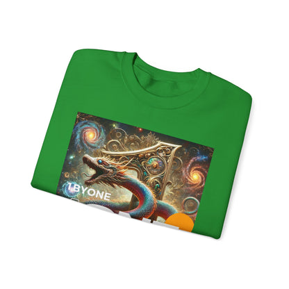 1One Cosmic Snake Design TShirt Bold Spiritual Art