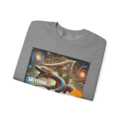 1One Cosmic Snake Design TShirt Bold Spiritual Art