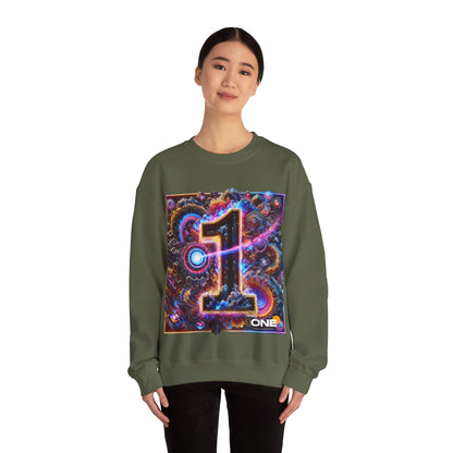 1One 1 By One Graphic Design Sweatshirt  Bold and Artistic Apparel