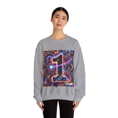 1One 1 By One Graphic Design Sweatshirt  Bold and Artistic Apparel