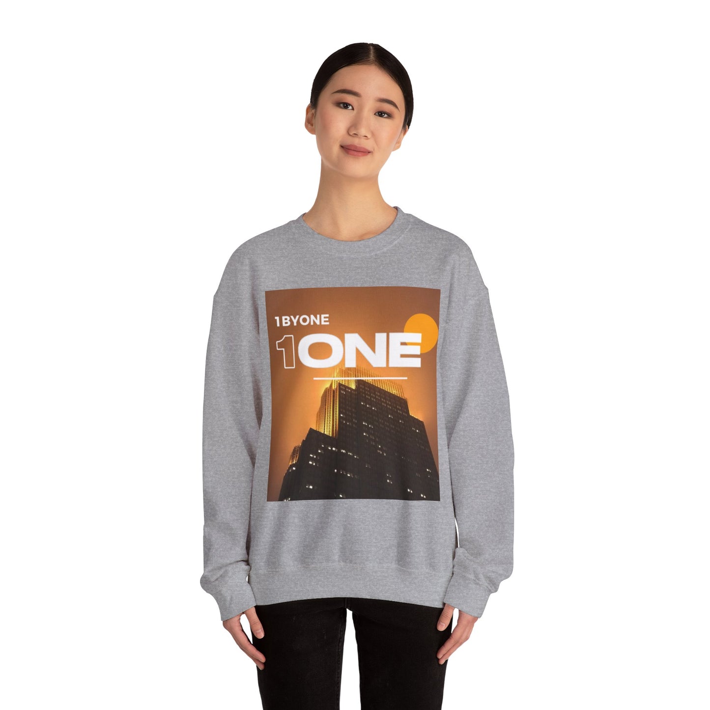 1 By One IDS BUILDING Unisex Heavy Blend™ Crewneck Sweatshirt