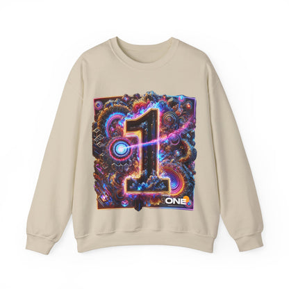 1One 1 By One Graphic Design Sweatshirt  Bold and Artistic Apparel