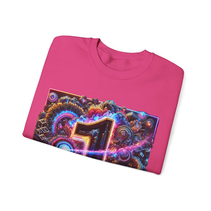 1One 1 By One Graphic Design Sweatshirt  Bold and Artistic Apparel