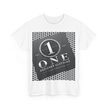 “ONE Designer Clothing Premium Graphic T-Shirt – Luxury Streetwear with Bold Front & Intricate Back Design for a Timeless Statement Look.”