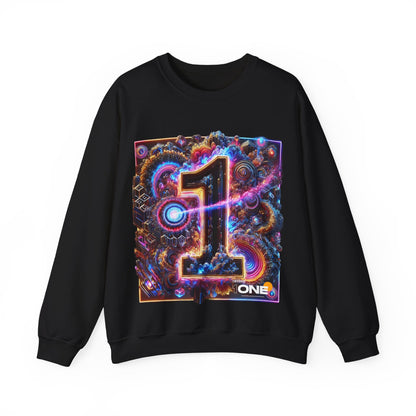 1One 1 By One Graphic Design Sweatshirt  Bold and Artistic Apparel