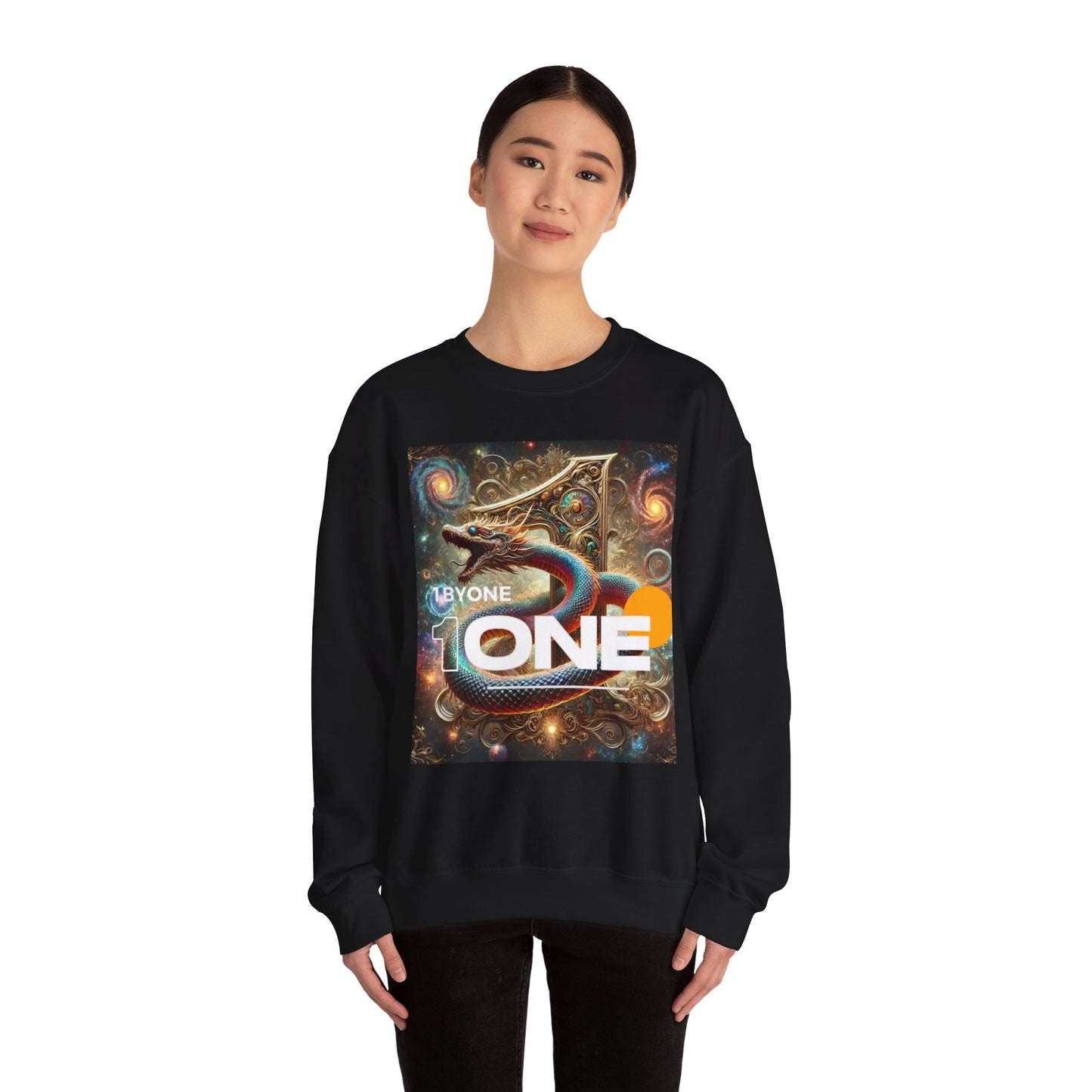 1One Cosmic Snake Design TShirt Bold Spiritual Art