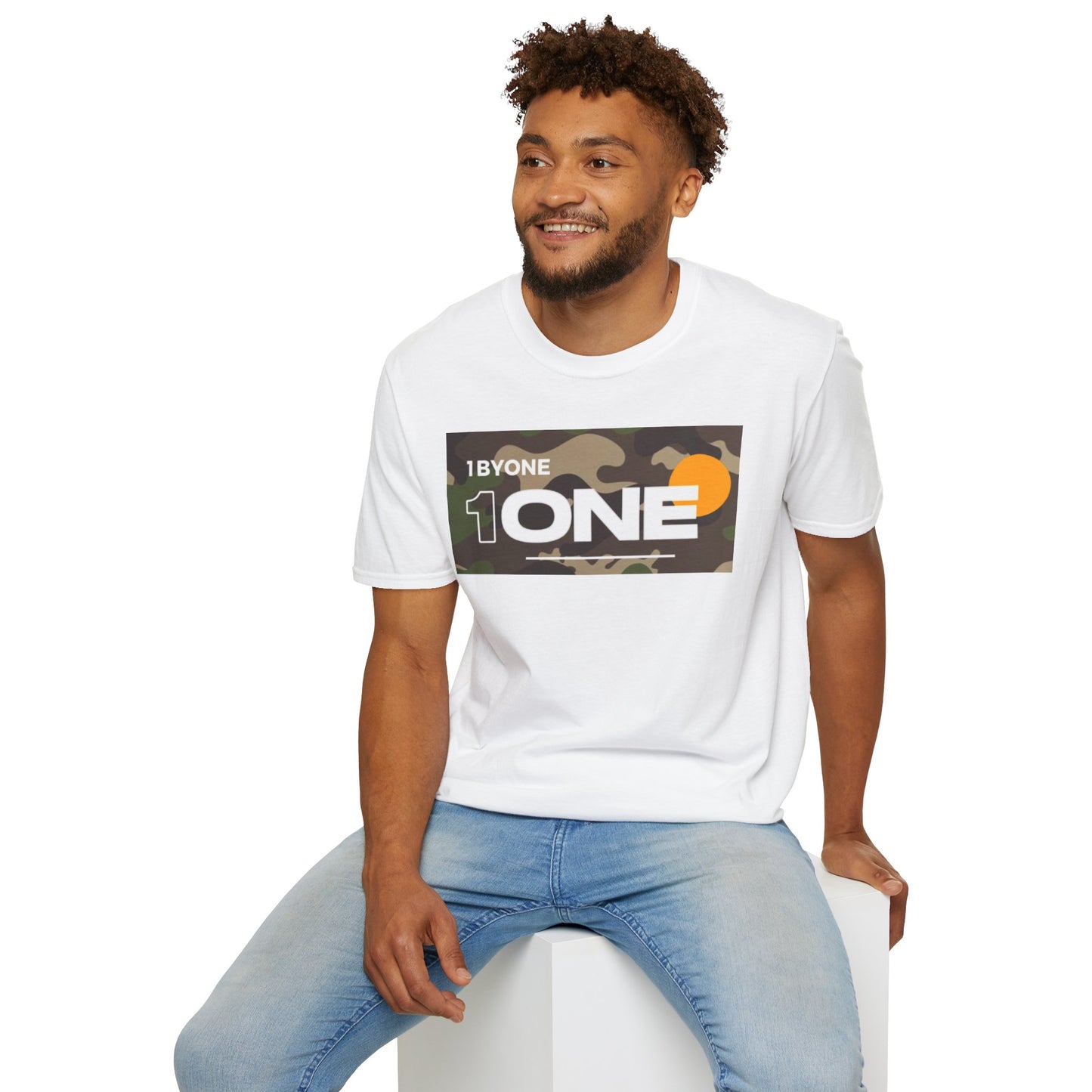 Camo-Inspired “1One 1BYONE” T-Shirt