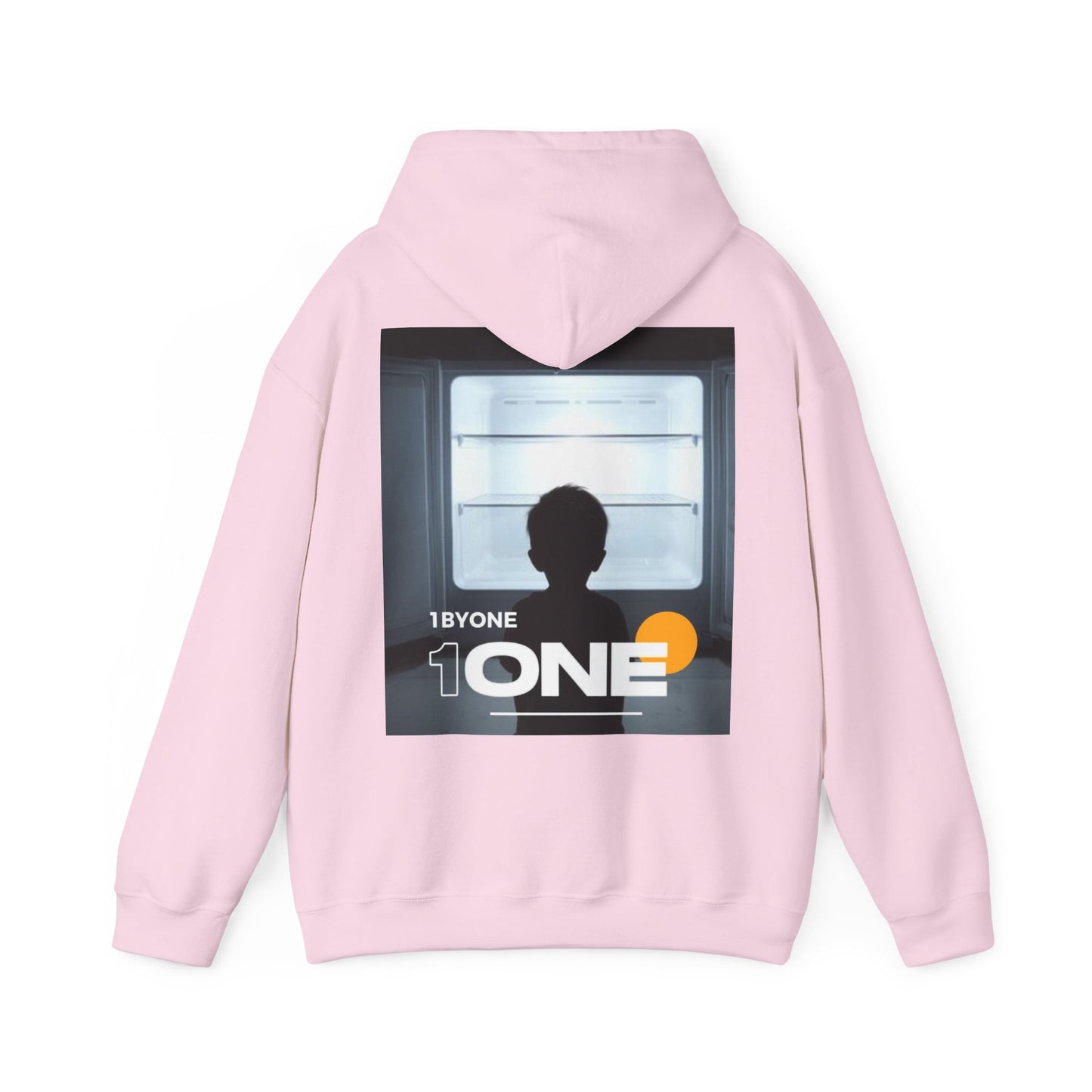 Front & Back Hoodie Boy Staring At Empty Fridge  Thought-Provoking Art, Premium Streetwear, Unique Gift Idea  Designed by 1ByOne