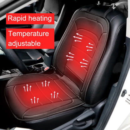 12V Car Seat Covers Heater With Switch 40-65℃ Adjustable Warmer Cushion Pad Protector Interior Automobile Accessories