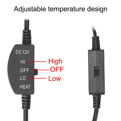 12V Car Seat Covers Heater With Switch 40-65℃ Adjustable Warmer Cushion Pad Protector Interior Automobile Accessories